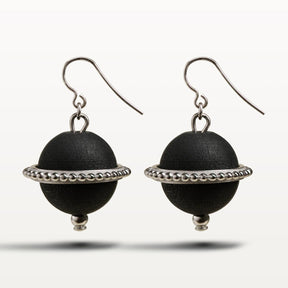 Nova earrings, black