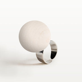 Luonto ring, ecru