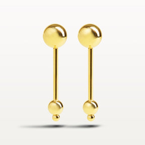 Elea earrings, gold