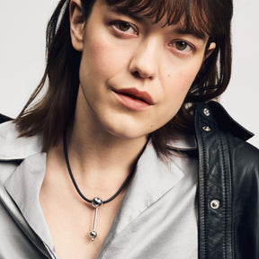 Elea necklace, silver
