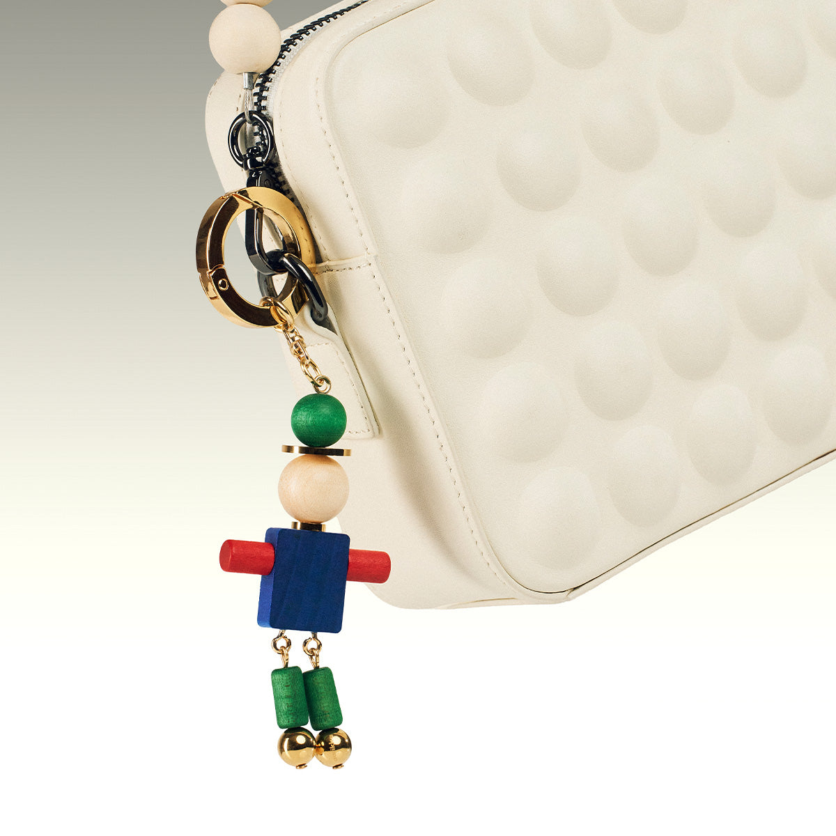Piccolino bag charm, multicolour
