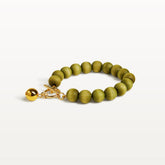 Valma bracelet, khaki green and gold