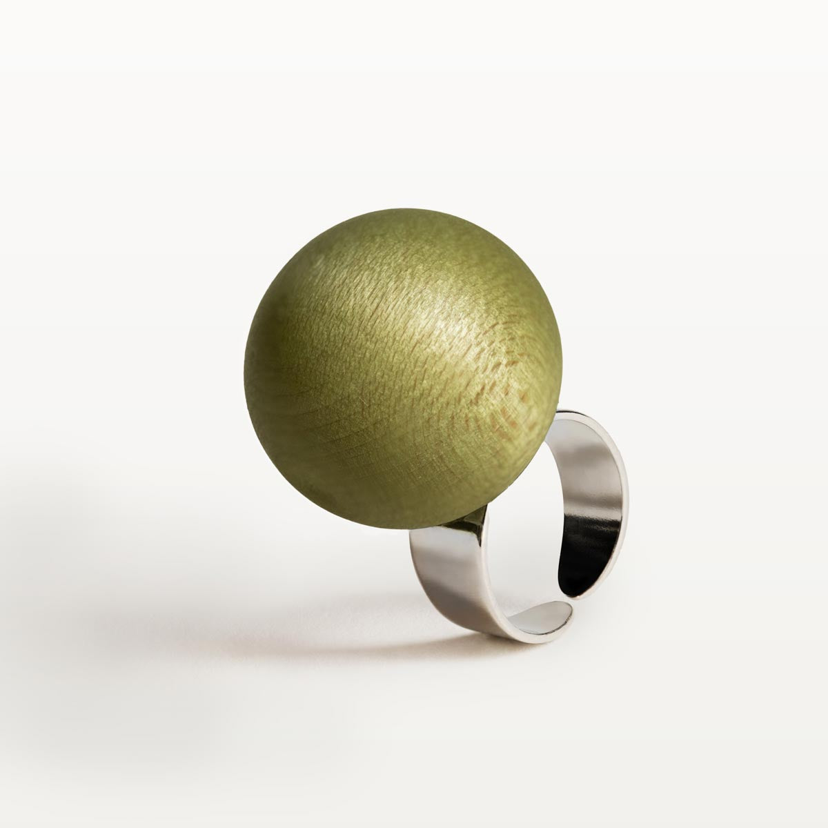Luonto ring, khaki green