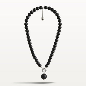 Valma necklace, black
