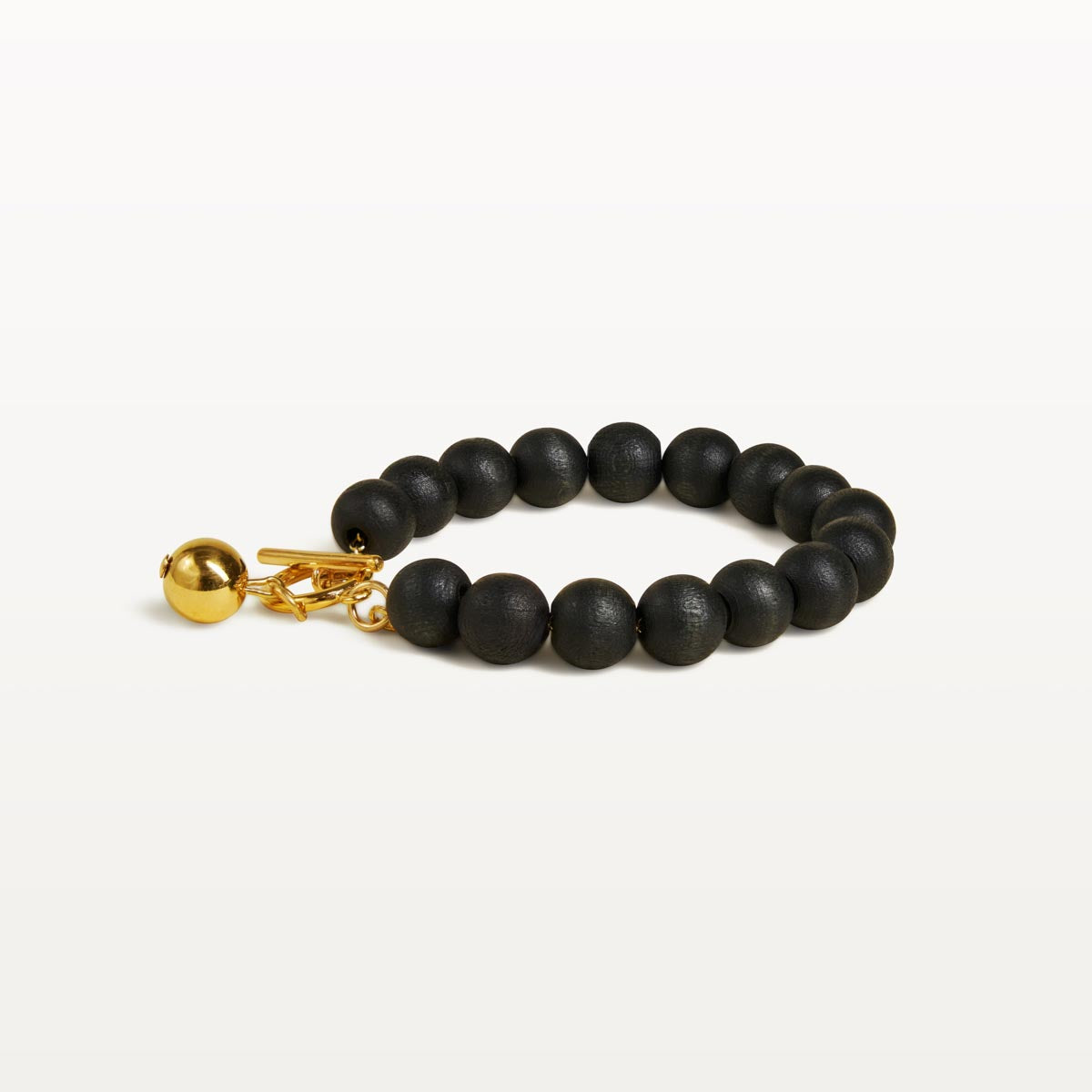 Valma bracelet, black and gold