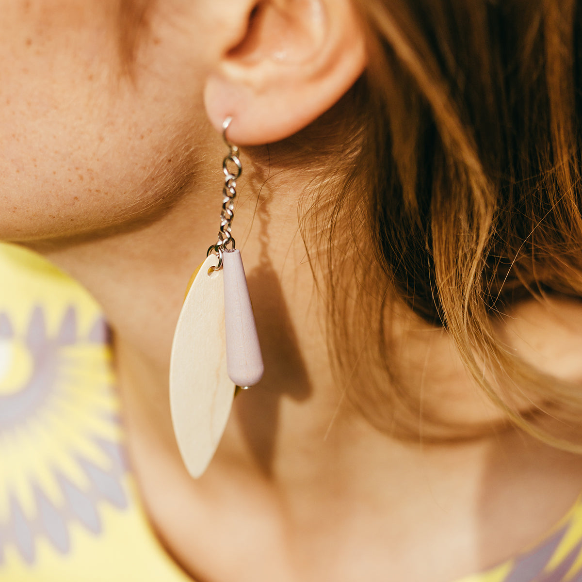Elisabeth earrings, orange sorbet