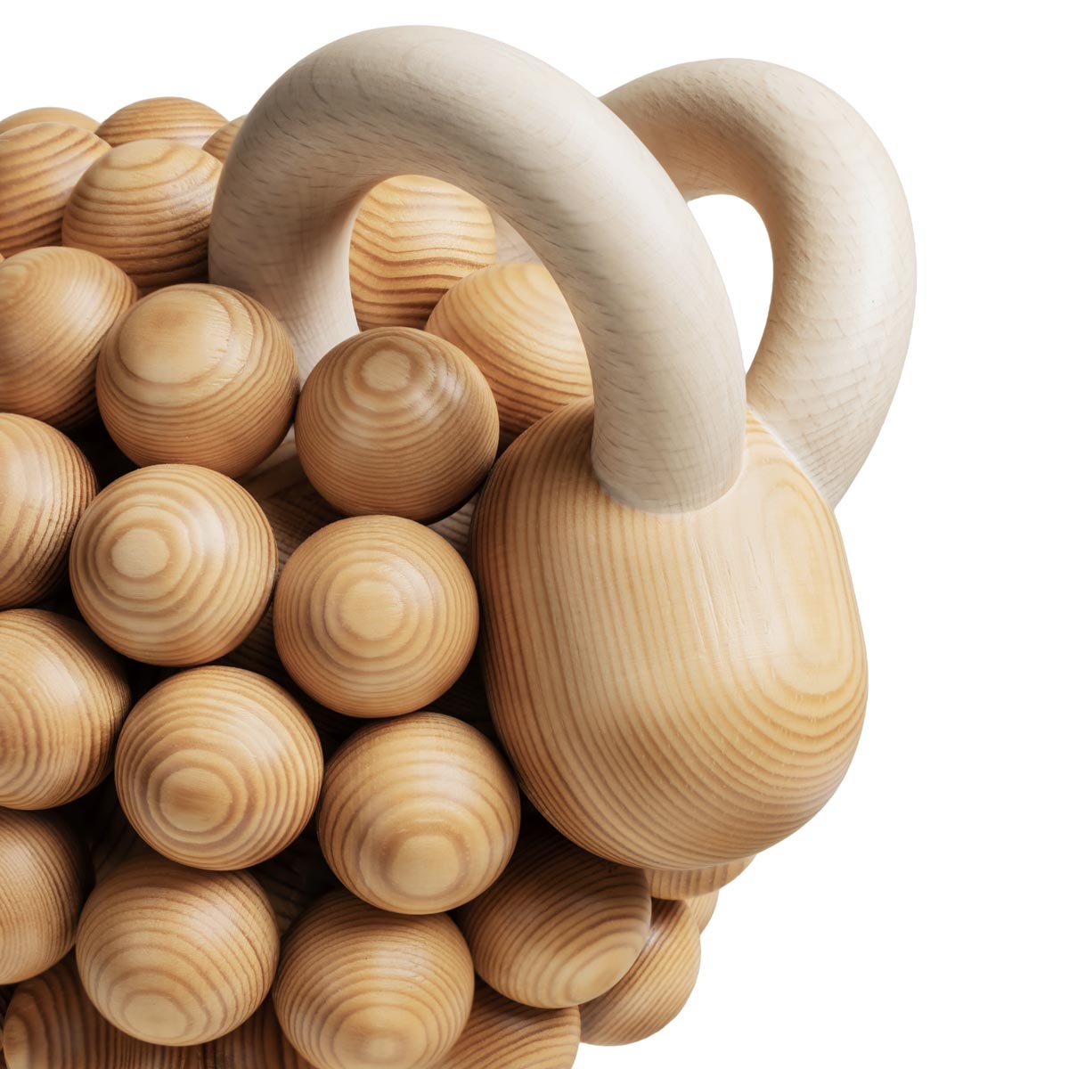 Juhlapässi figurine, varnished wood