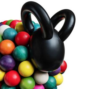 Pässi figurine, black and multicolour