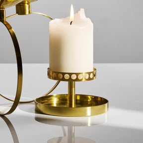 Kultatuikku candleholder, brass