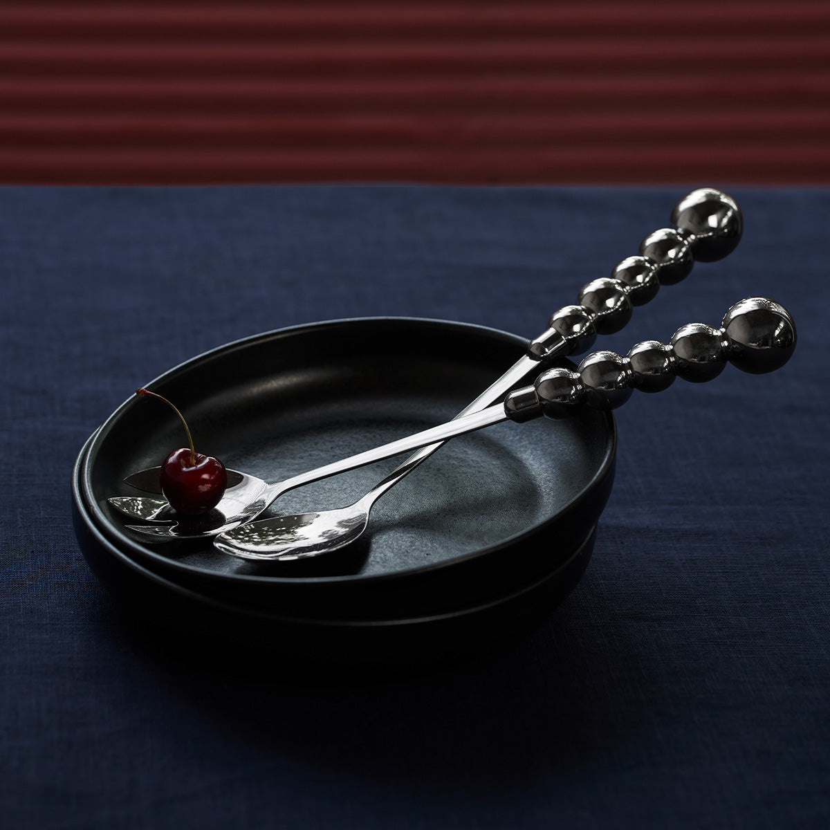 Puisto salad servers, steel