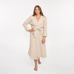 Nuppu bath robe, beige