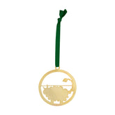 Ram Ornament, Scorpio, brass
