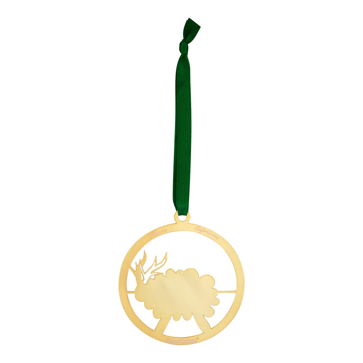 Ram Ornament, Capricorn, brass