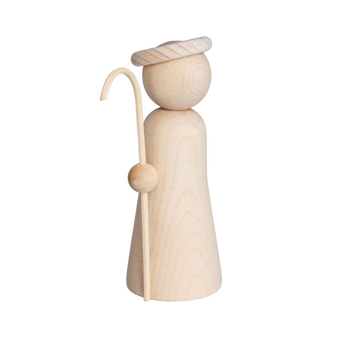 Joosef, 13 cm, varnished wood