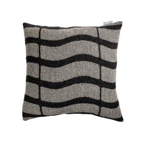 Cushion cover, Maius, black, 43 x 43 cm