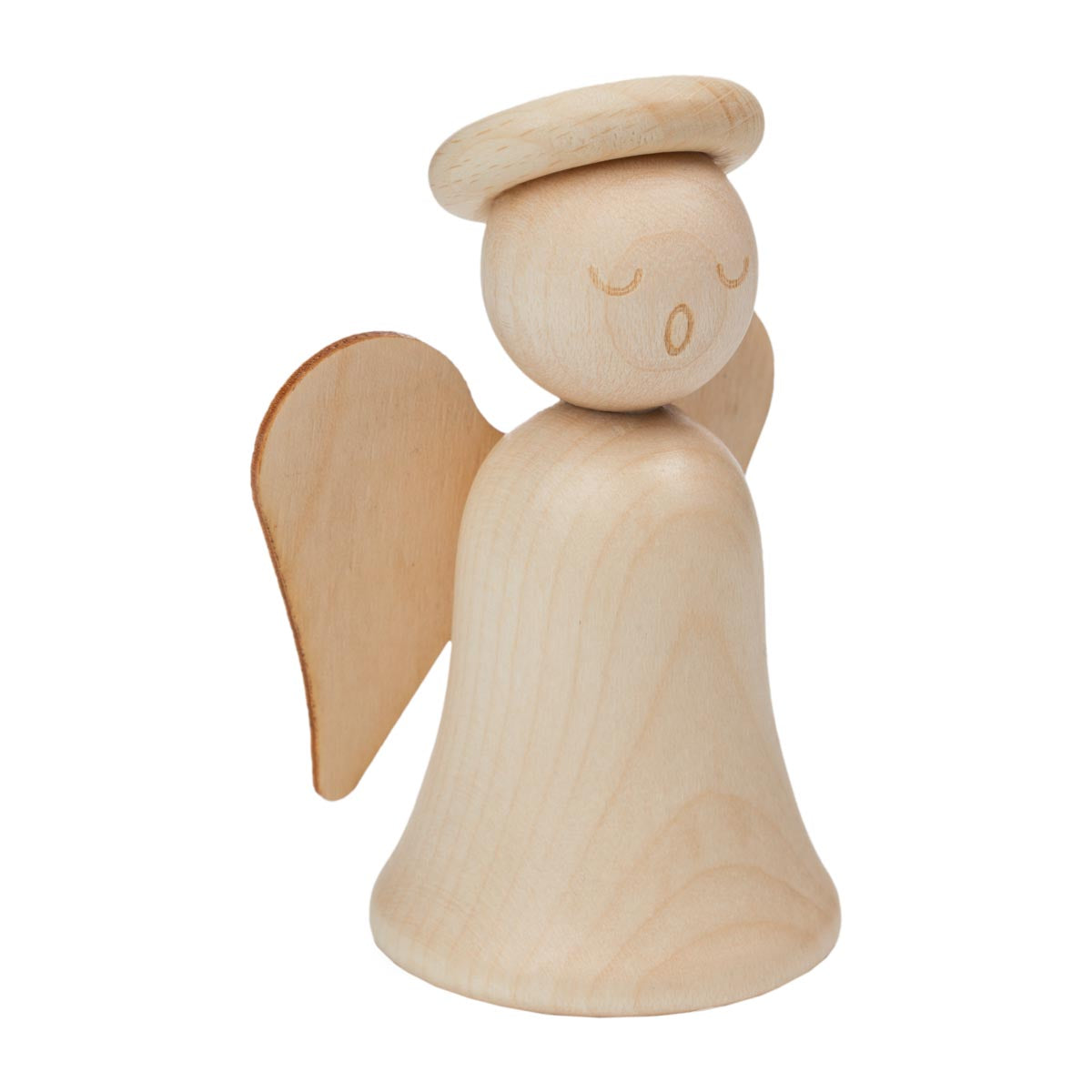 Small angel decoration, 8 cm, ecru