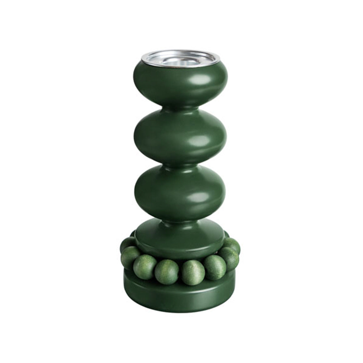 Linna candleholder, dark green
