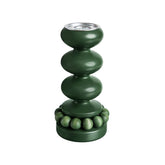 Linna candleholder, dark green