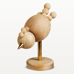 Hen sculpture, 20 cm, ecru