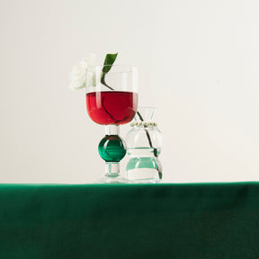 Kupla wine glass, green, 30 cl, 2 pcs