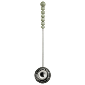 Nuppu sauna ladle, green and silver