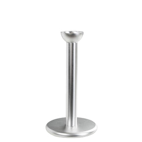 Pipe candleholder, 14 cm, silver