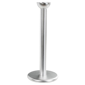 Pipe candleholder, 19 cm, silver