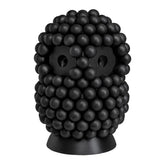 Boreal owl sculpture, 16,5 cm, black