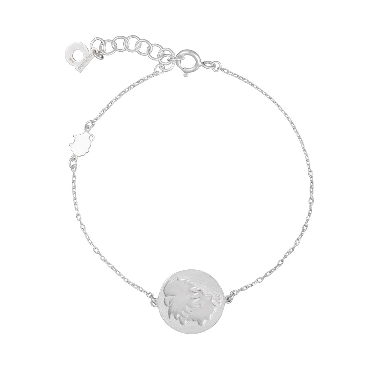 Leo bracelet, silver