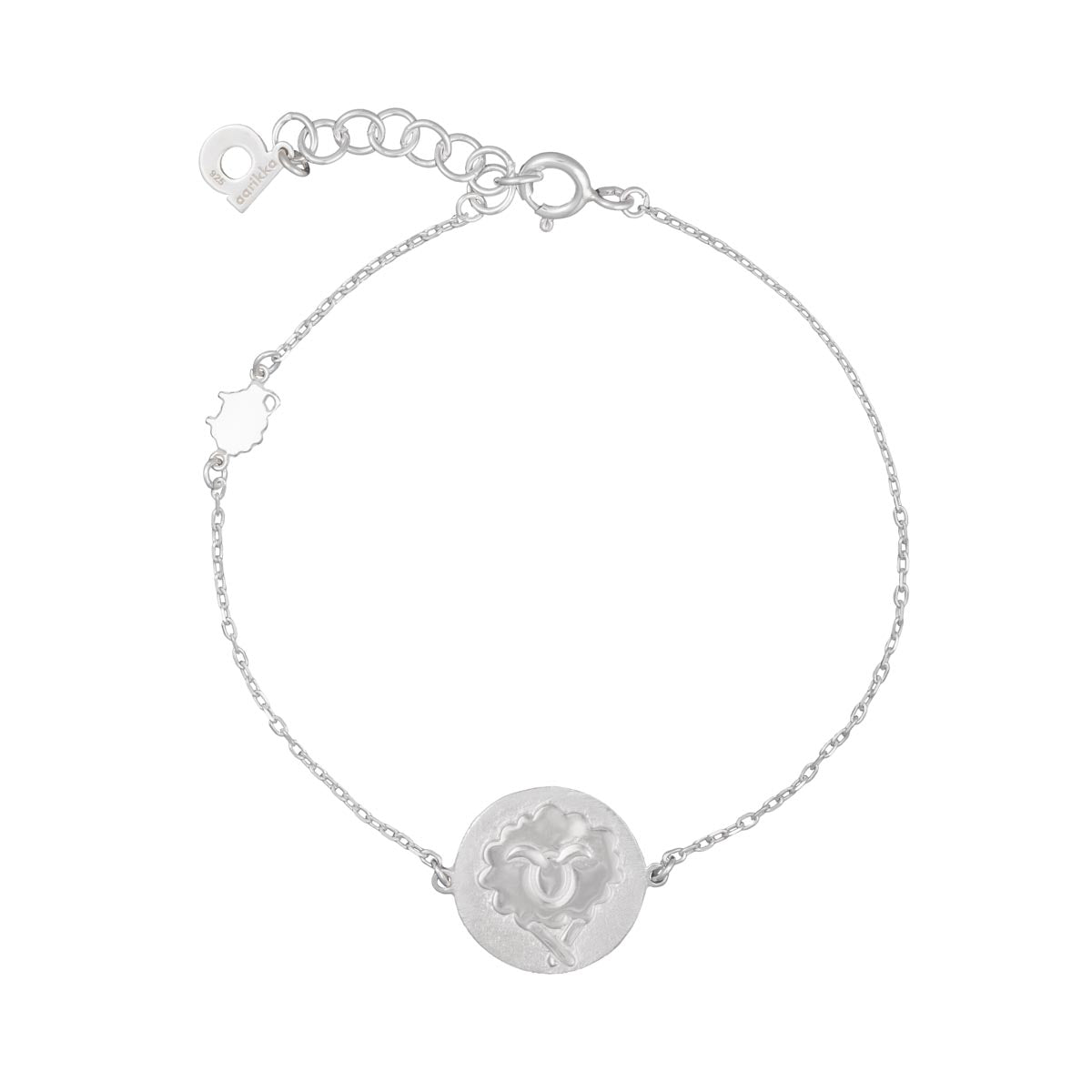 Virgo bracelet, silver