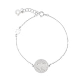 Sagittarius bracelet, horoscope ram, silver