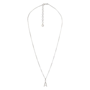 Yllätys Monogram Necklace A, silver
