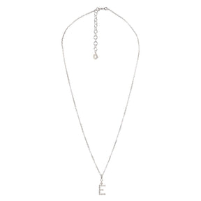 Yllätys Monogram Necklace E, silver