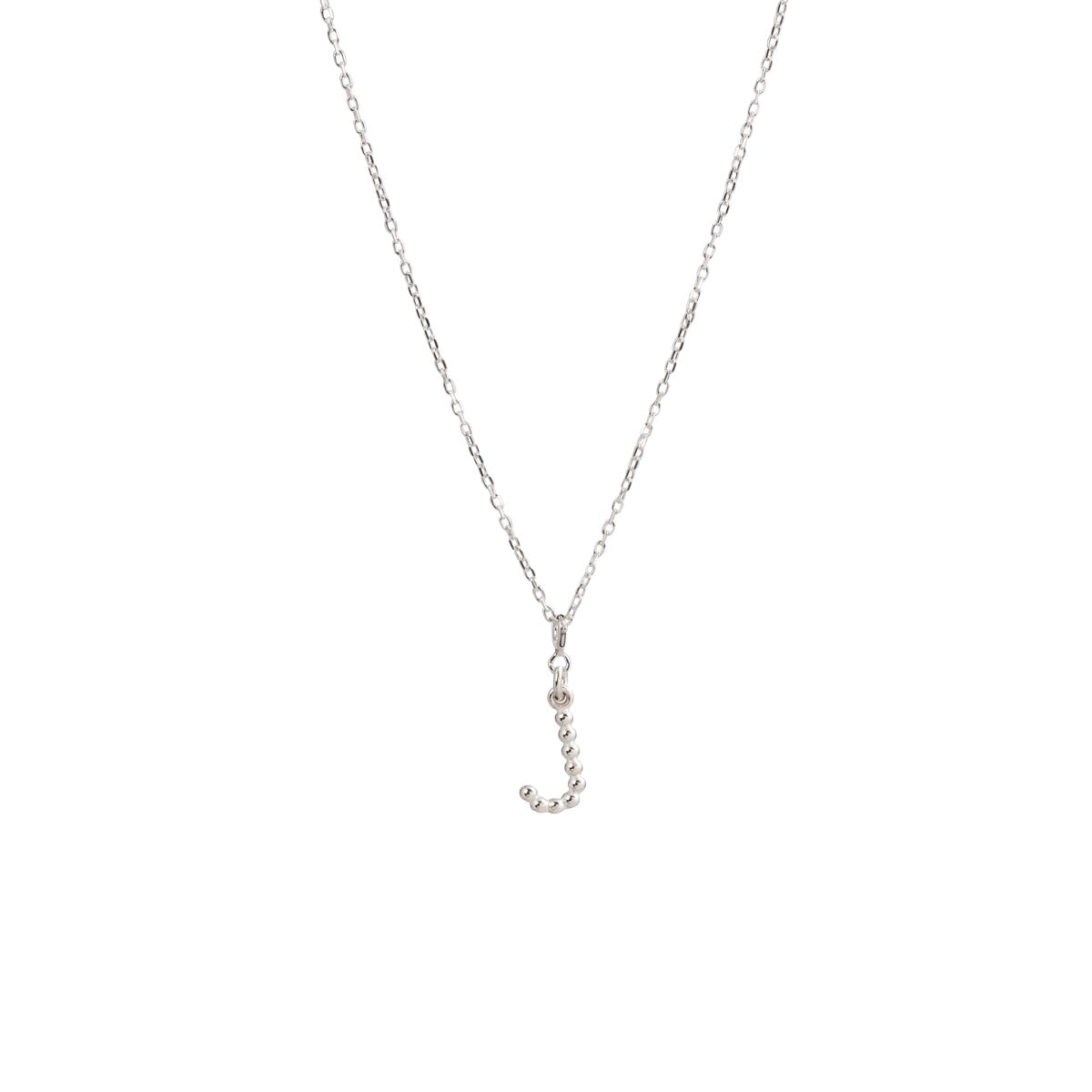 Yllätys Monogram Necklace J, silver