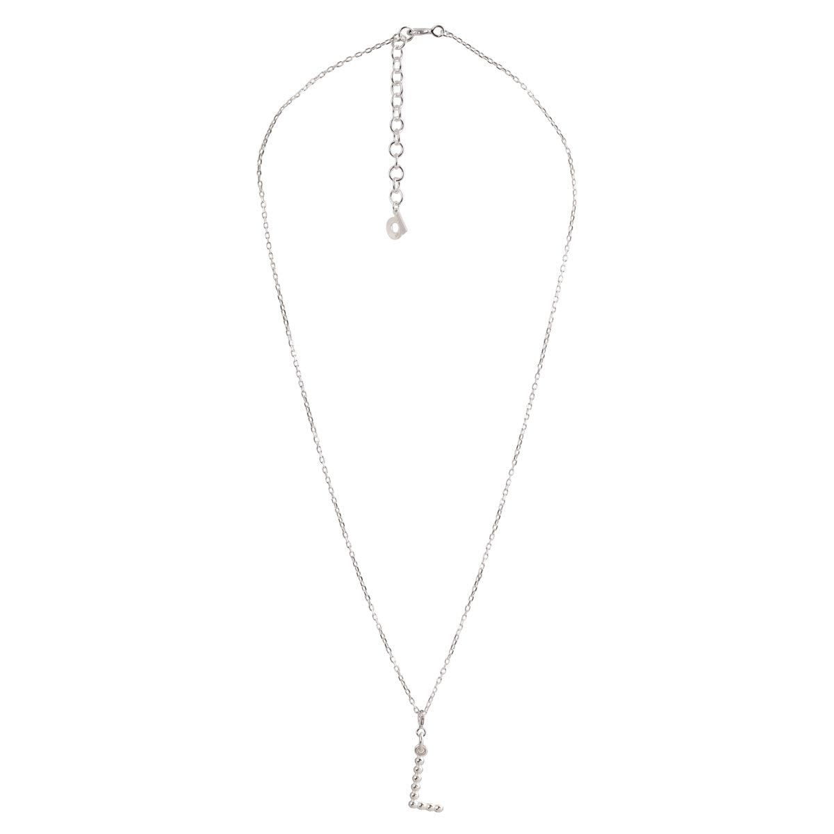 Yllätys Monogram Necklace L, silver