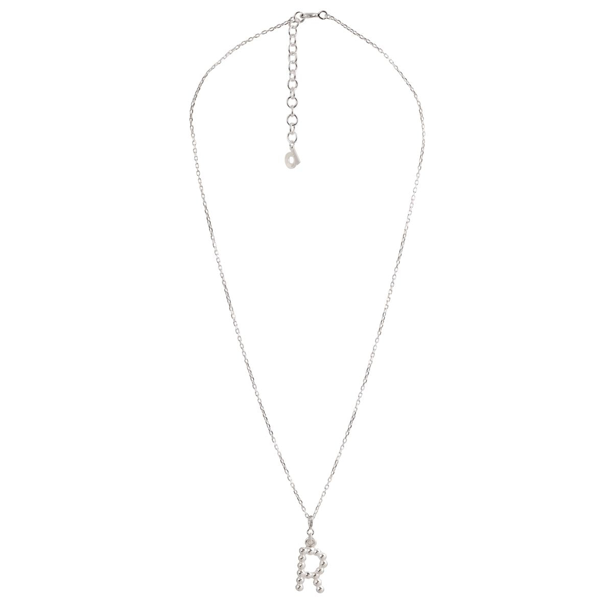 Yllätys Monogram Necklace R, silver