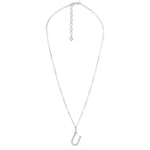 Yllätys Monogram Necklace U, silver