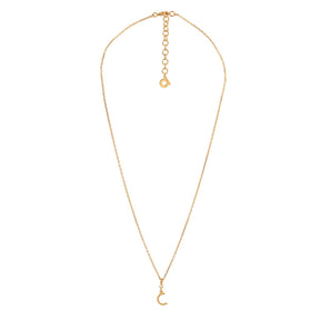 Yllätys Monogram Necklace C, gold-plated silver
