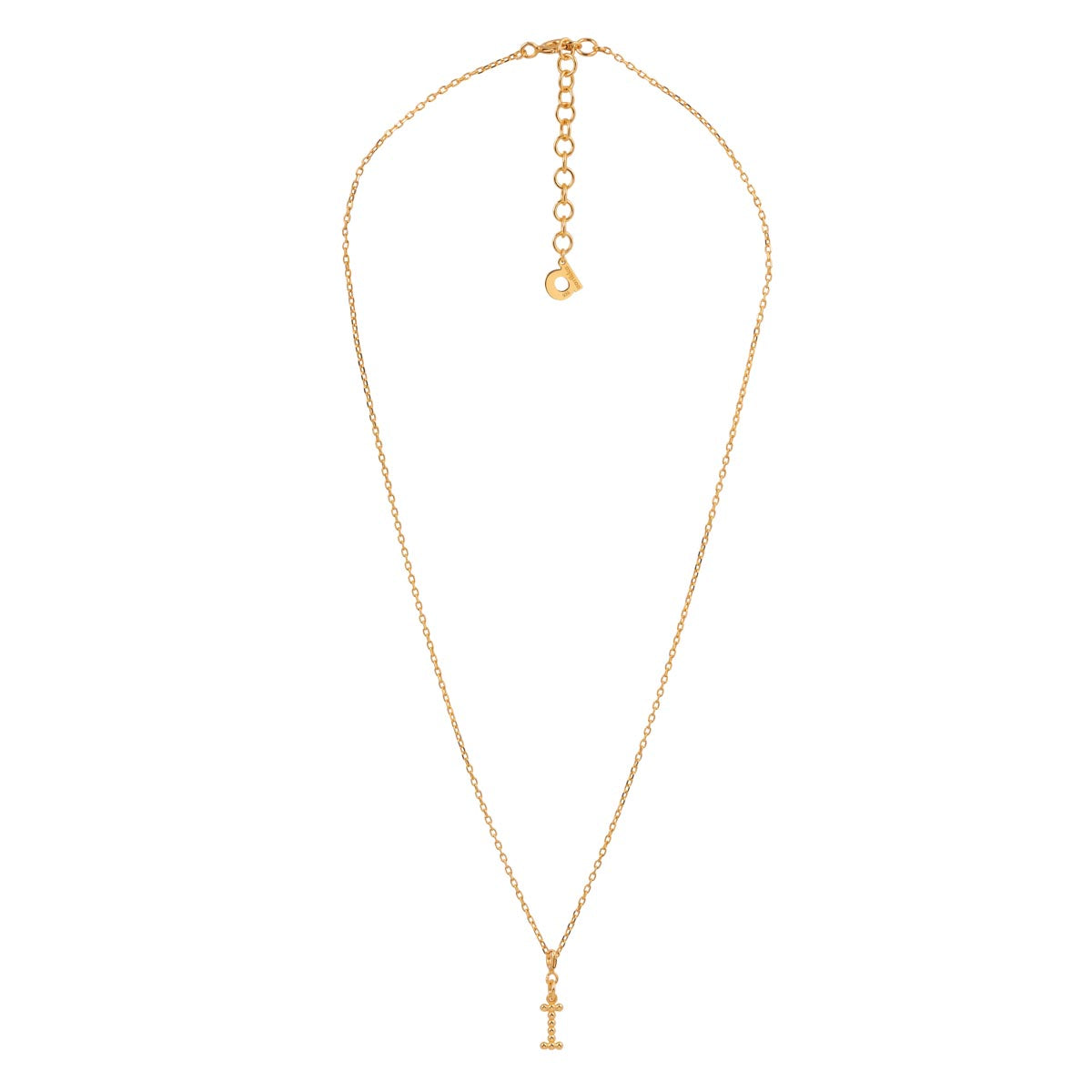 Yllätys Monogram Necklace I, gold-plated silver