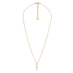 Yllätys Monogram Necklace I, gold-plated silver