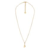 Yllätys Monogram Necklace P, gold-plated silver