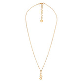 Yllätys Monogram Necklace S, gold-plated silver