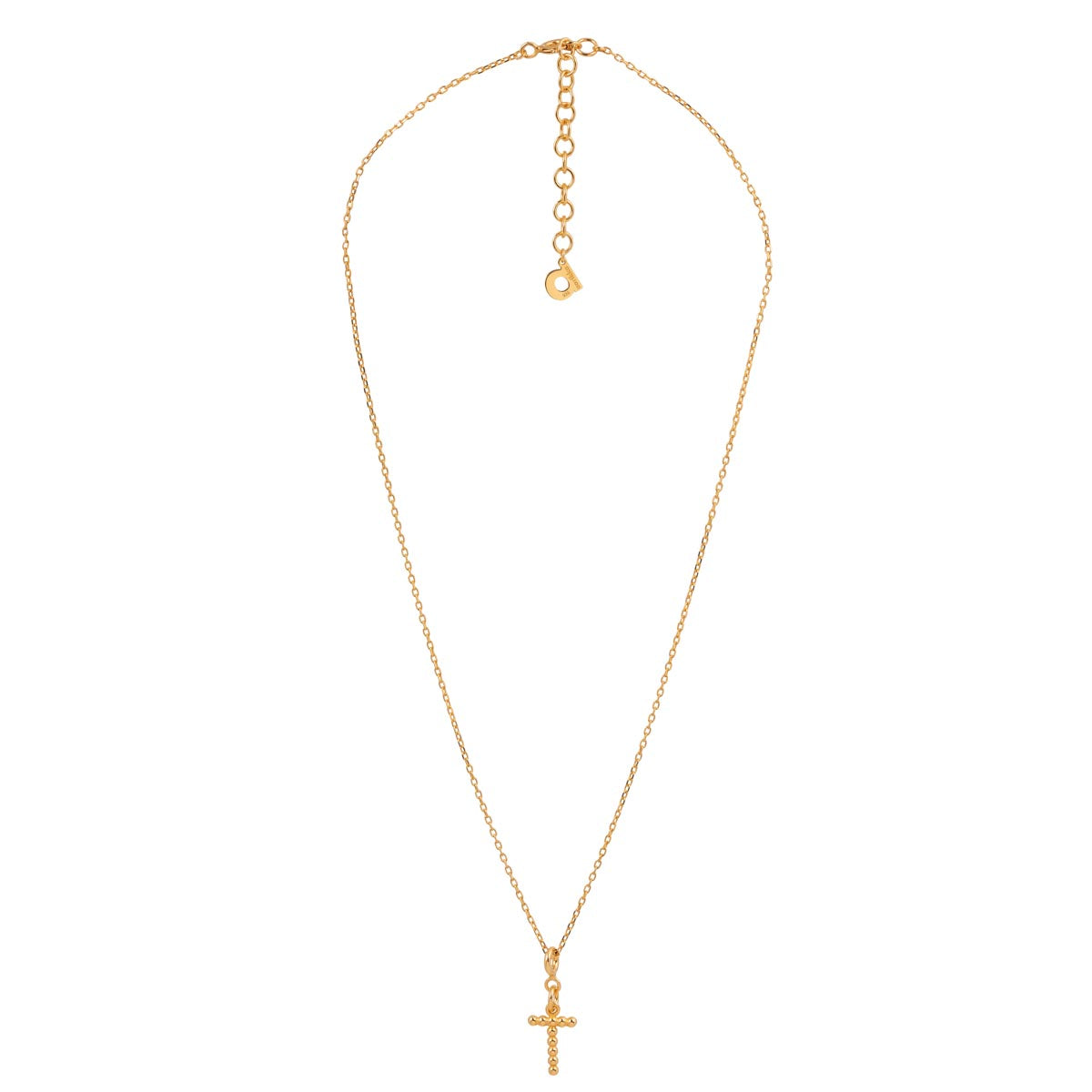 Yllätys Monogram Necklace T, gold-plated silver