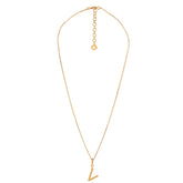 Yllätys Monogram Necklace V, gold-plated silver