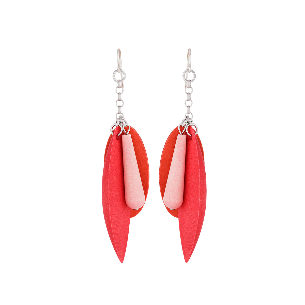 Elisabeth earrings, orange sorbet