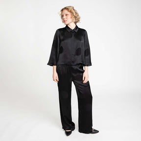 Paola shirt, Perla, black