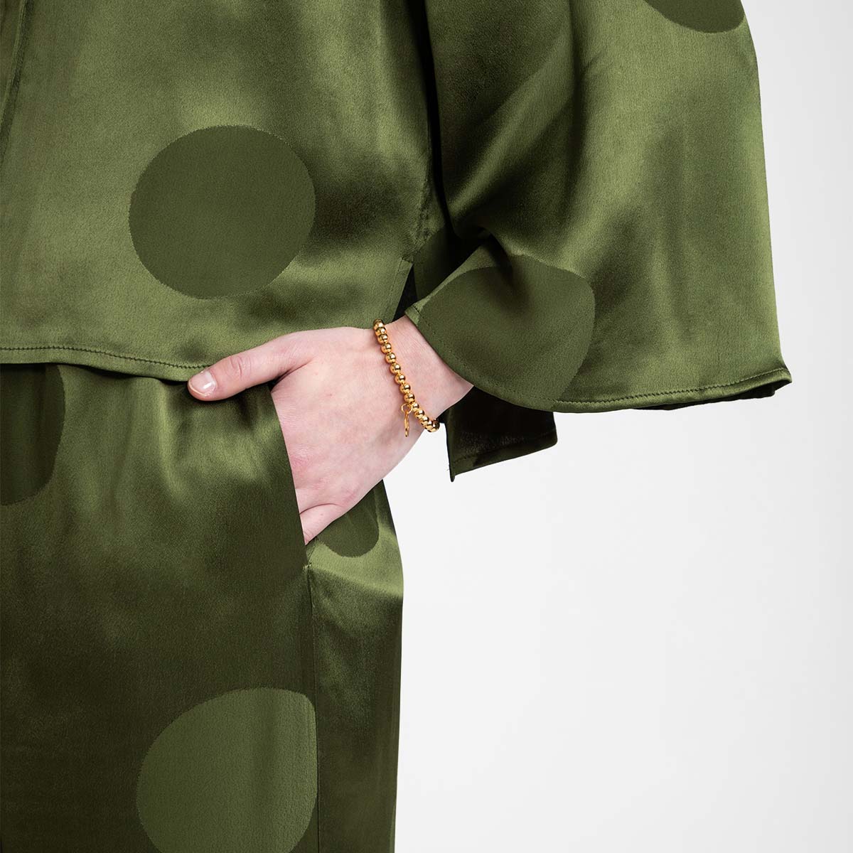 Tuike trousers, Perla, olive green