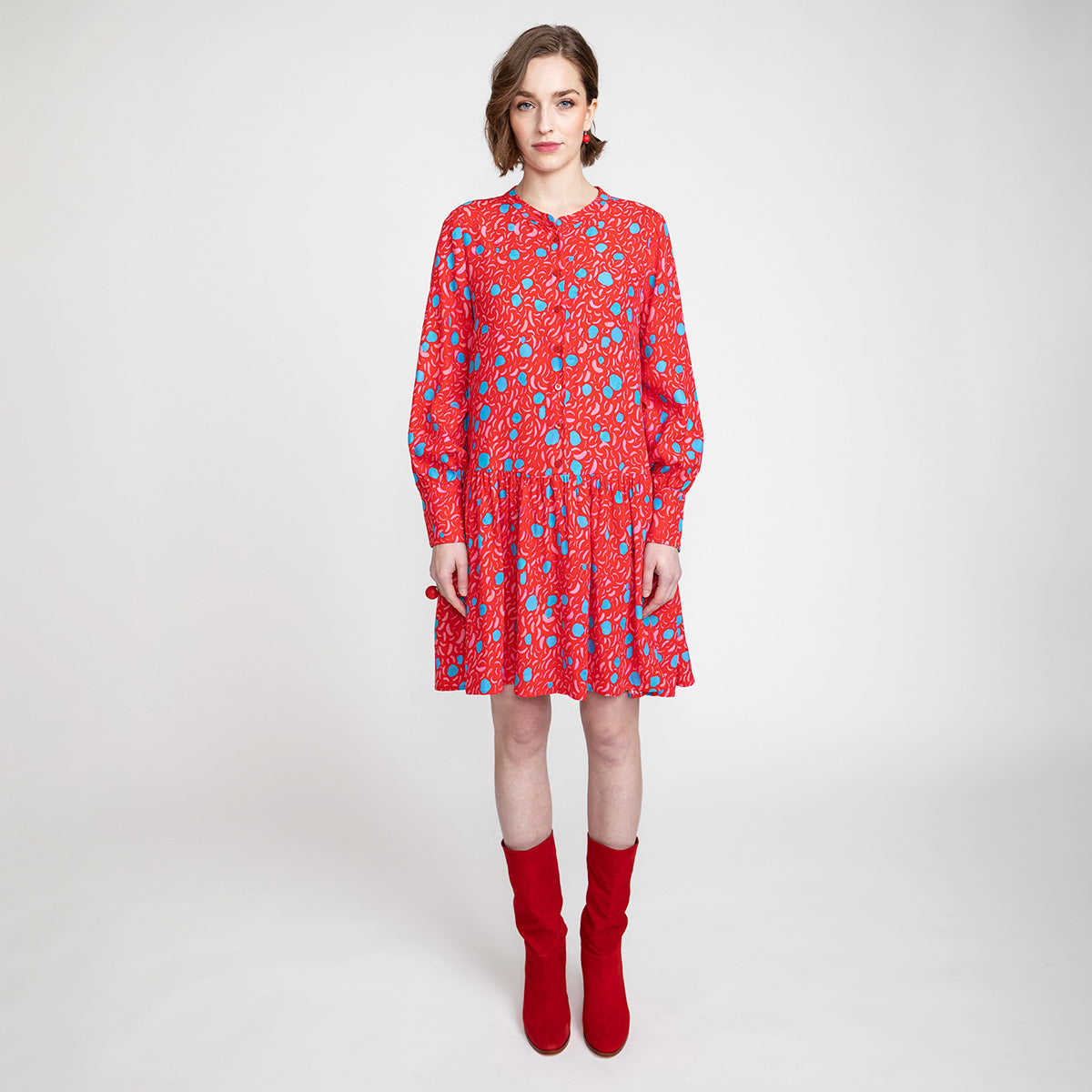 Miliina dress, Tuovi, red