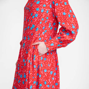 Miliina dress, Tuovi, red