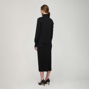 Nomi turtleneck sweater, 2025, black